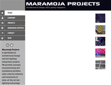 Tablet Screenshot of maramoja.com